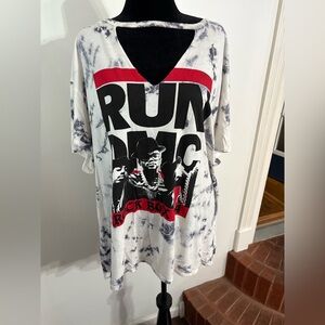 Torrid Run DMC Graphic Shirt - Black and White SIZE 4X